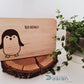 Pinguin - Holzbrettchen mit personalisierter Gravur