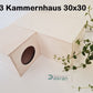3-Kammernhaus für Kleinnager