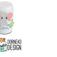 bedruckte personalisierte Spardose *Elefant* mit Wunschnamen