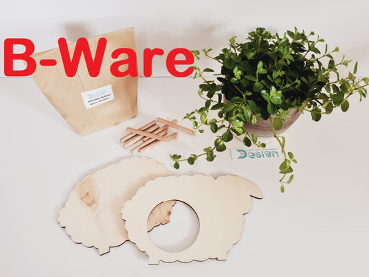 B-WARE BAUSATZ Holzversteck *Schaf* für Kleinnager